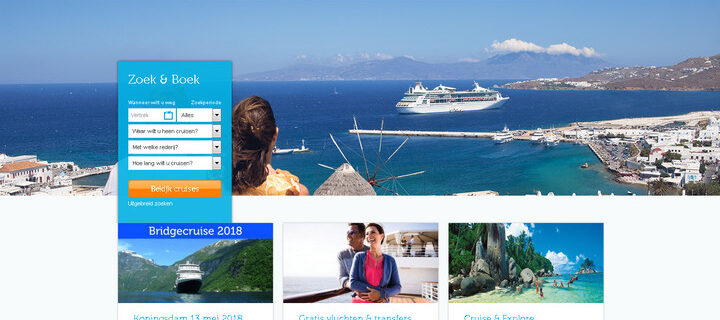 Screenshot von zeetours.nl - e-domizil GmbH